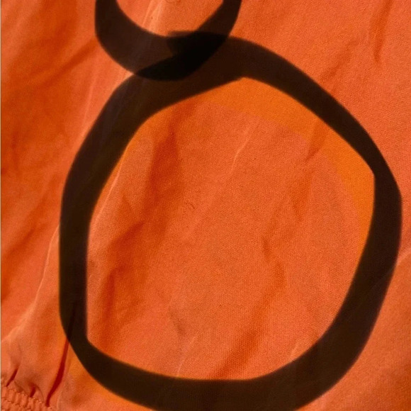 A.L.C. Burnt Orange and Black Stripe Silk Blouse - Picture 11 of 13